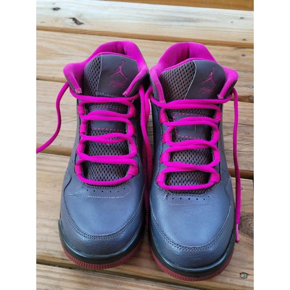 Jordan Flight Origin 2 GG Grey Fuchsia Pink Black 718075-006 Size 7